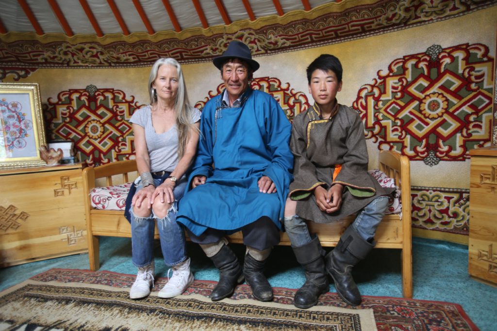 Cynthia Hardy in Mongolia