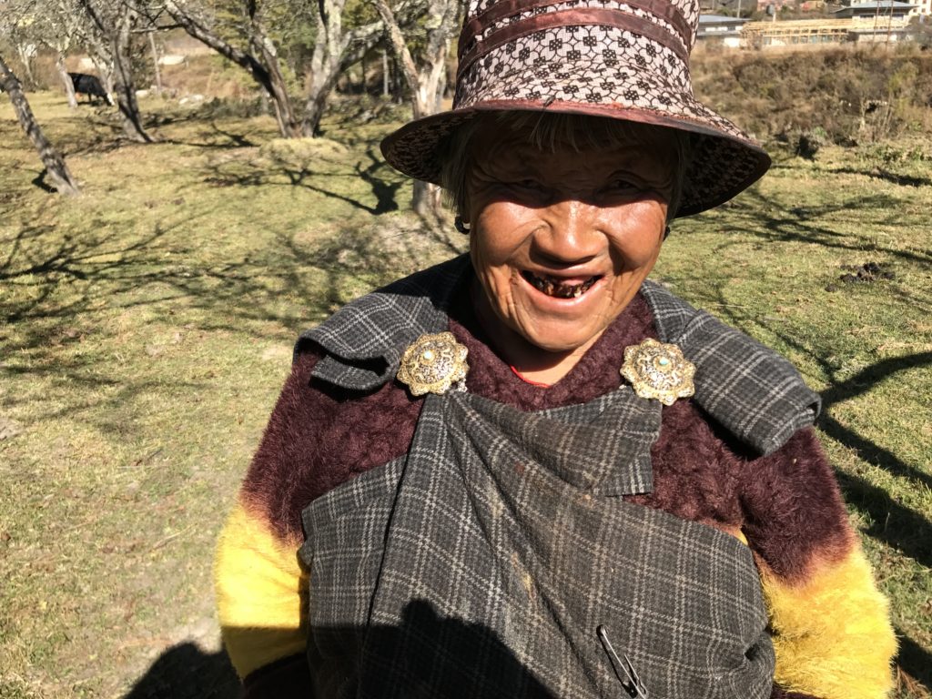 Bhutanese grandmother