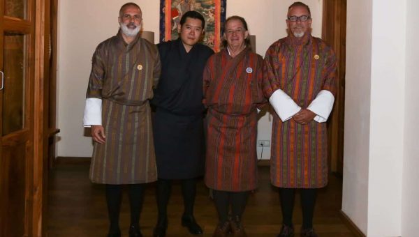 John Hardy with The King of Bhutan