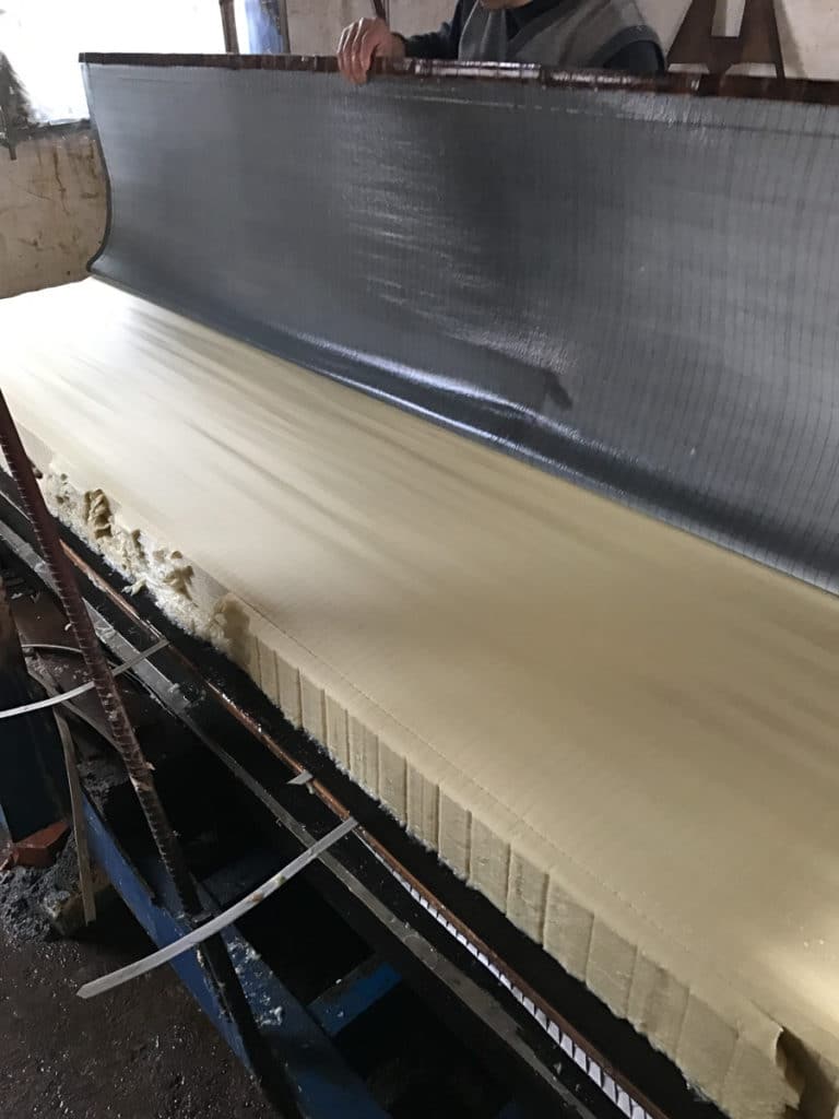 Bamboo paper drying