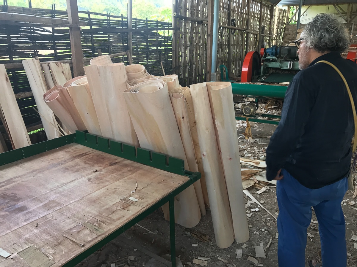 Plywood factory in Java