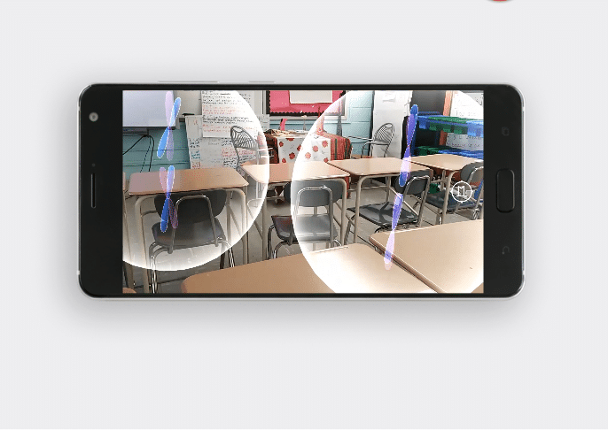 Google AR in thr classroom